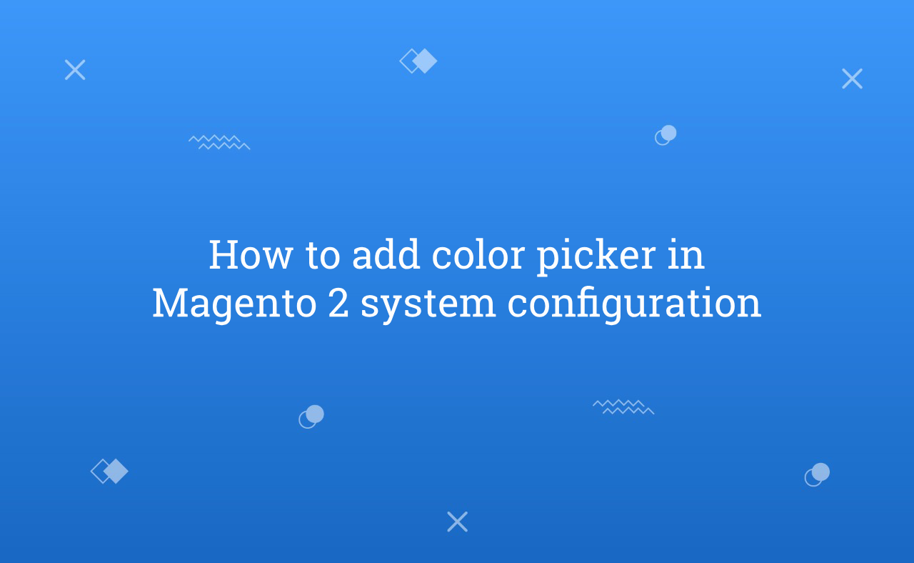 How to add color picker in Magento 2 system configuration