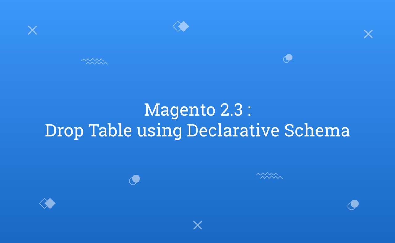 Magento 2.3 Drop Table using Declarative Schema