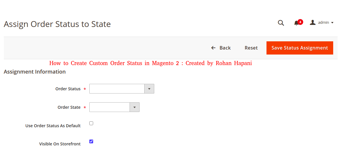 Assign to Order State