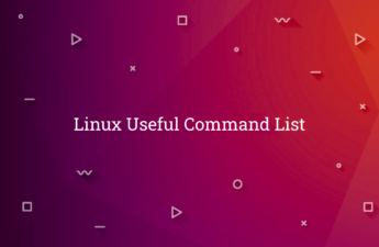 Linux Useful Command List